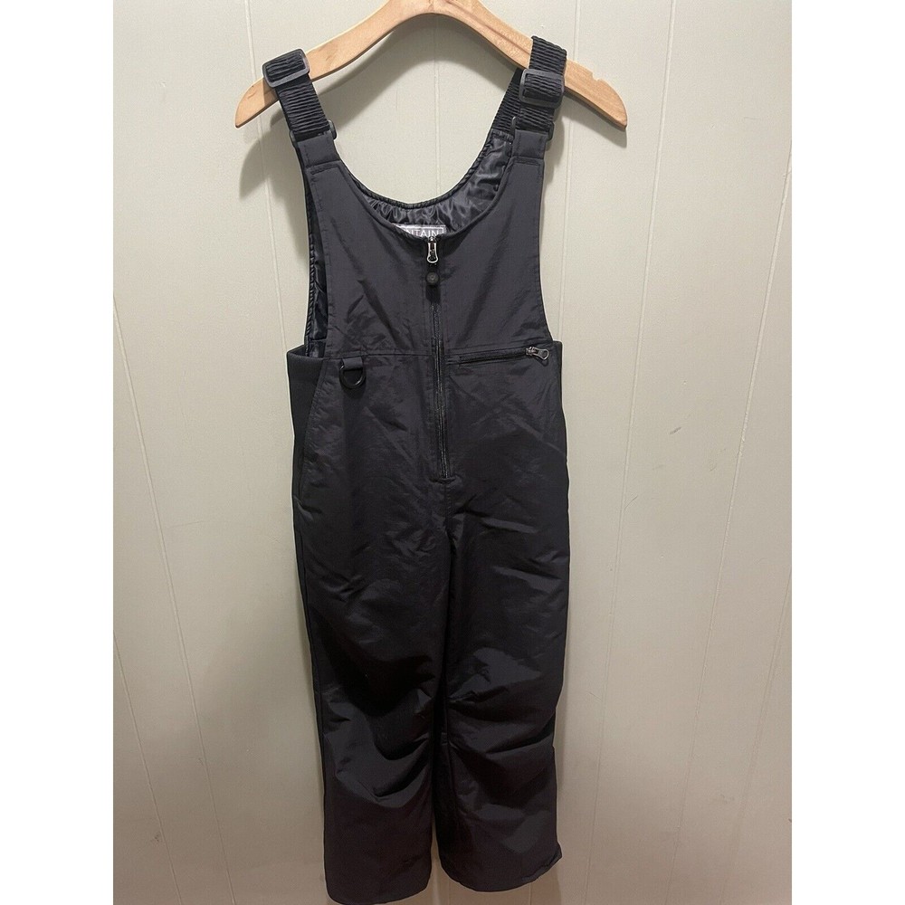 Mountain Tek Black Ski Snow Bibs